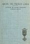 [Gutenberg 62480] • Above the French Lines / Letters of Stuart Walcott, American Aviator · July 4, 1917, to December 8, 1917